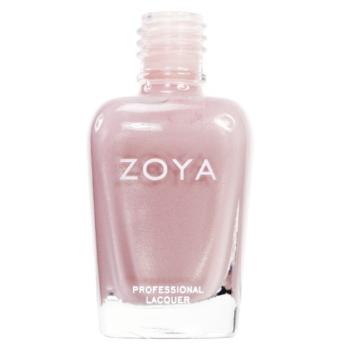 En rosa nagellackflaska med märket ZOYA och orden Professional Lacquer.