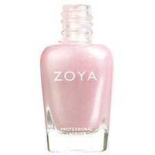 En rosa nagellackflaska med märket ZOYA.