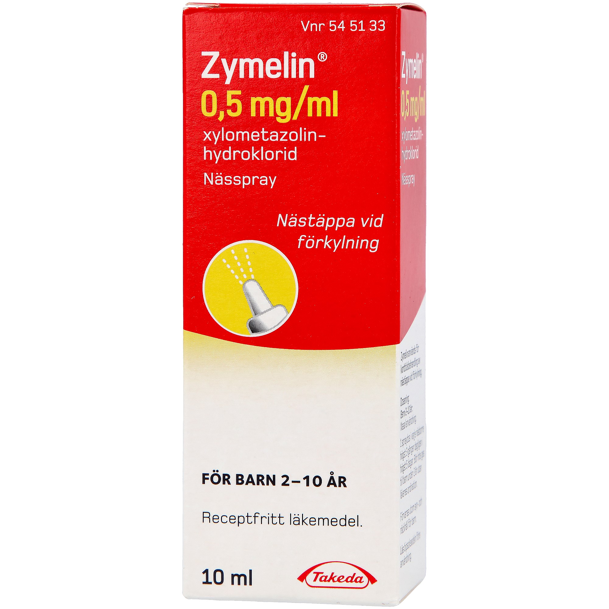 Zymelin Nässpray 0,5 mg/ml 10 ml