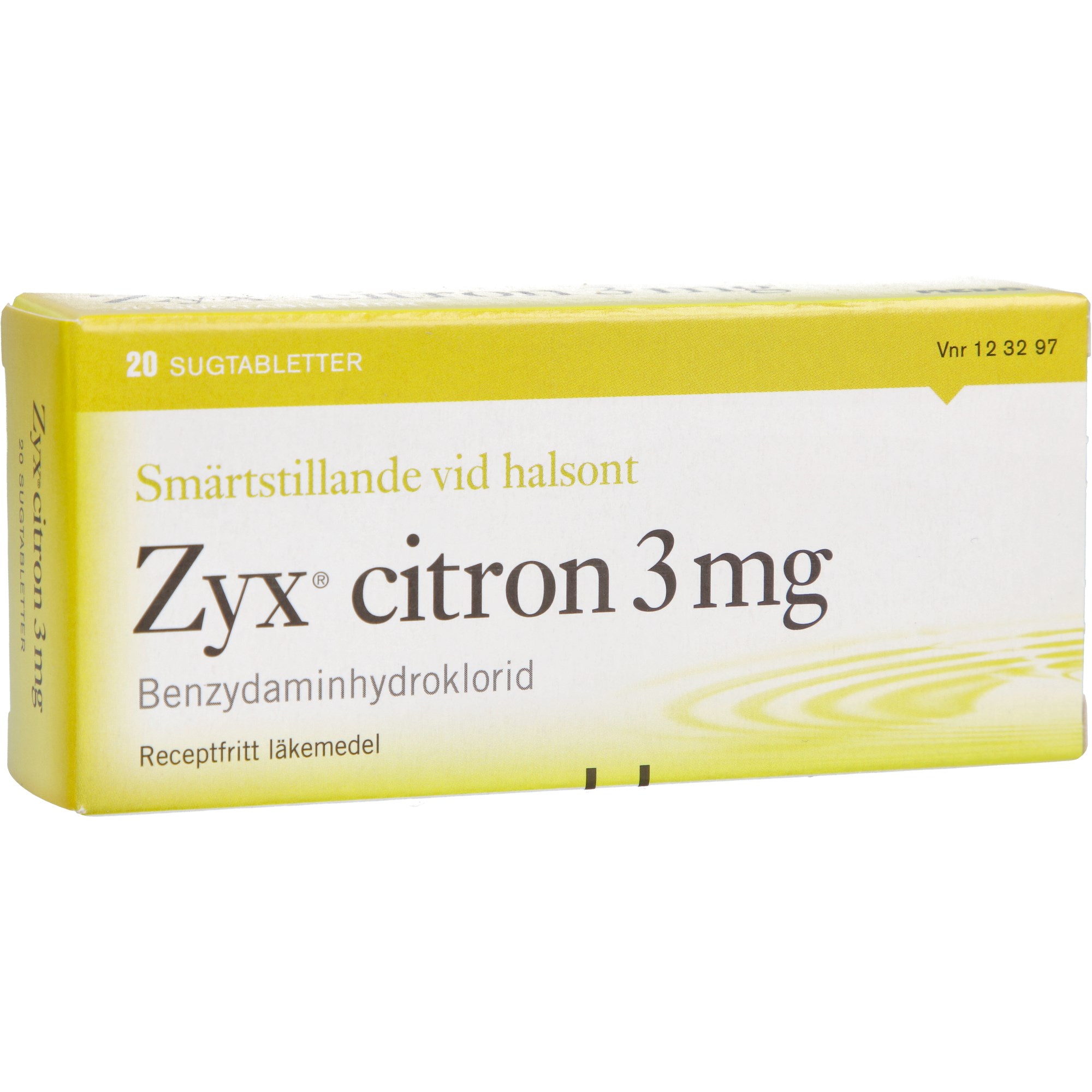 Läs mer om Zyx Citron Sugtablett 3mg 20 st