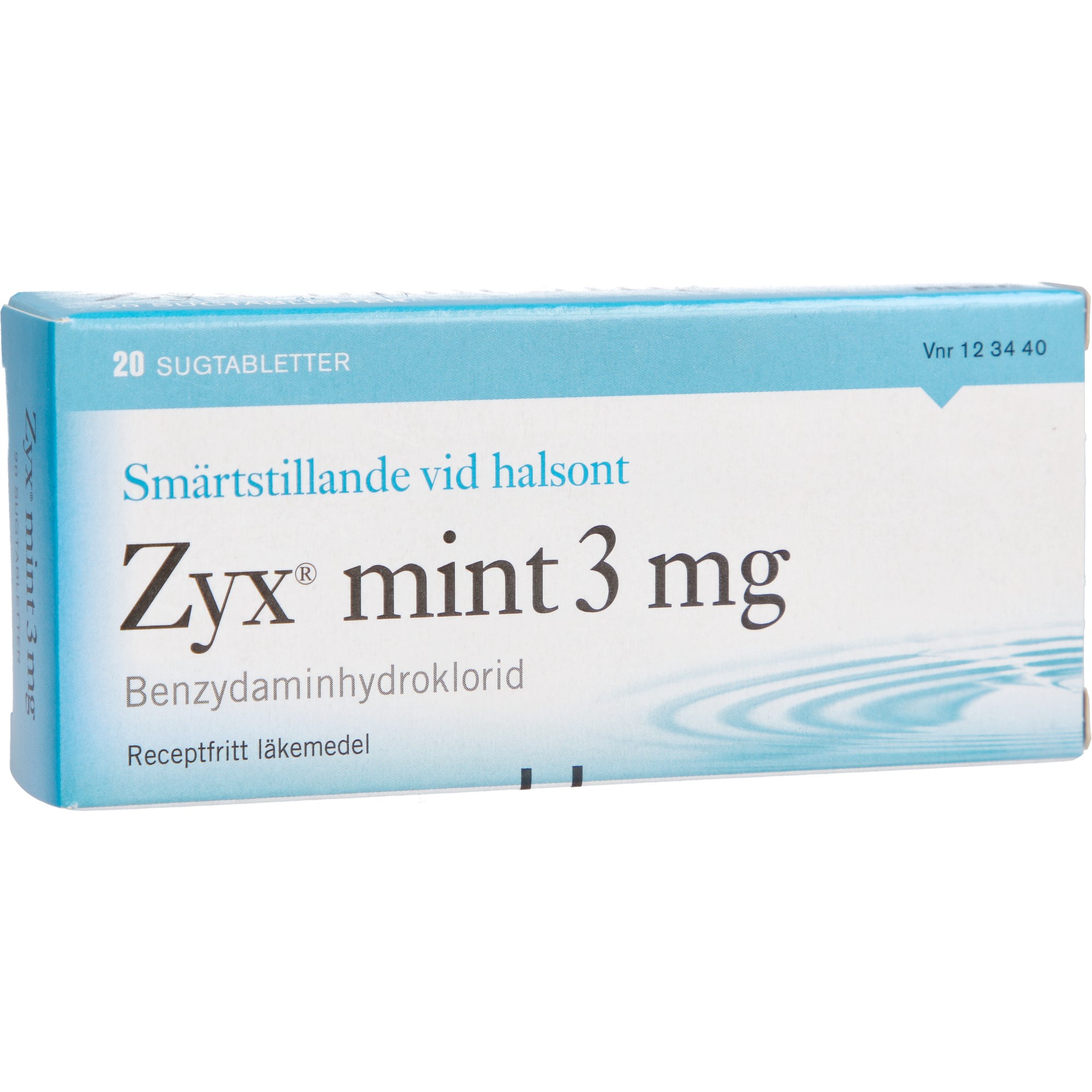 Läs mer om Zyx Mint Sugtablett 3mg 20 st