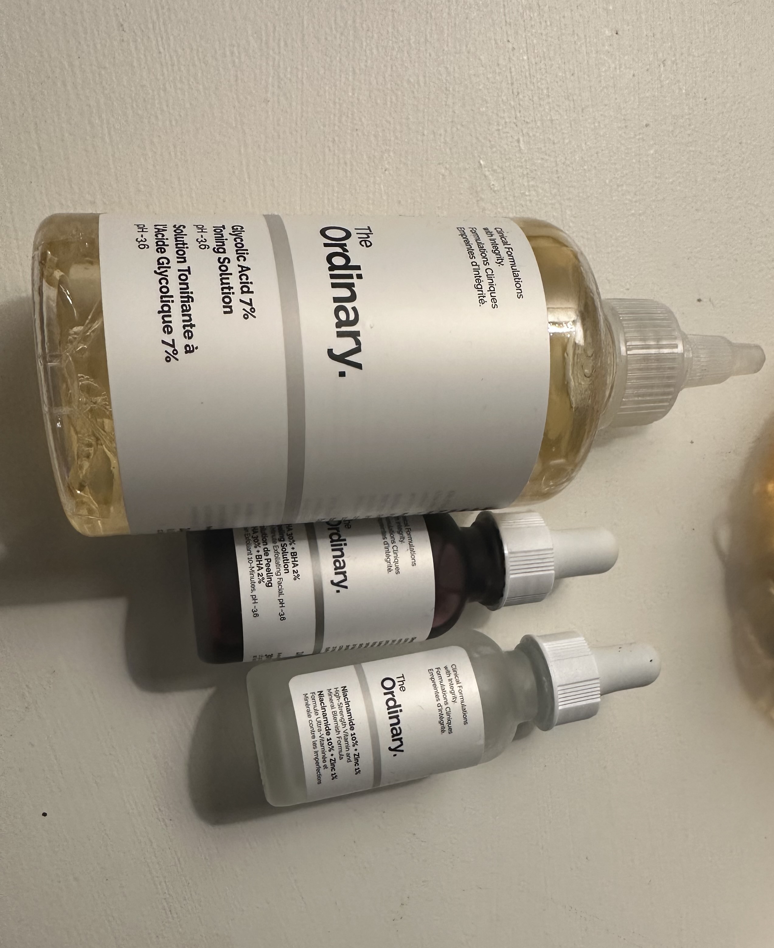 Glycolic Acid + Peeling + Niacinamide Trio