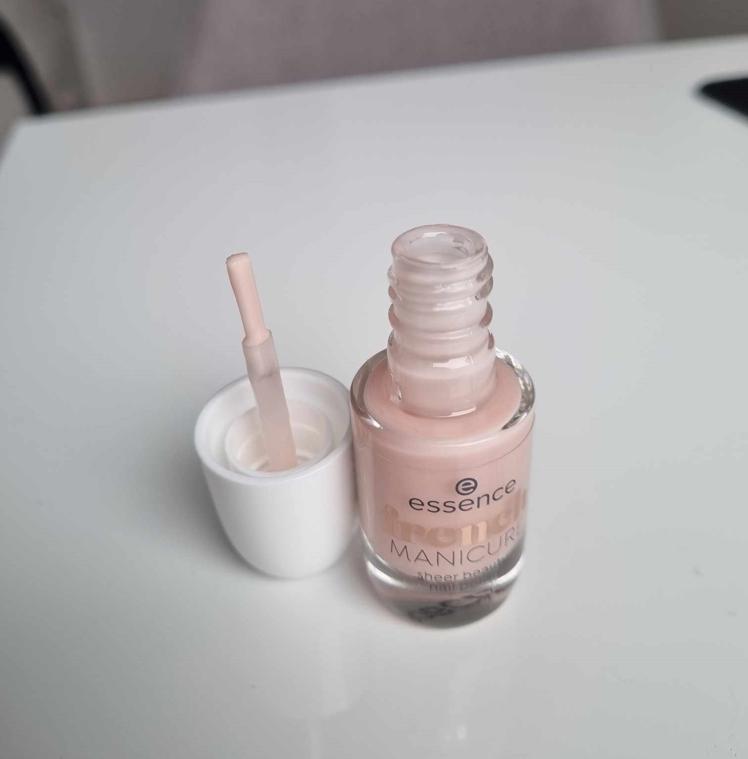 Buy essence french MANICURE sheer beauty nail polish peach please! online